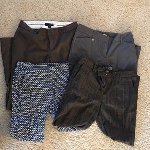 Bundle of Four work pants- All size 10